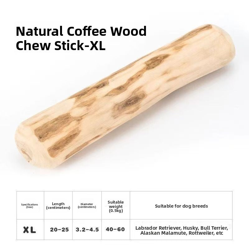 CoffyBite™ – Natural Coffee Wood Dog Chew