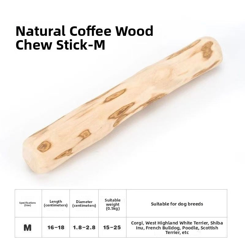 CoffyBite™ – Natural Coffee Wood Dog Chew