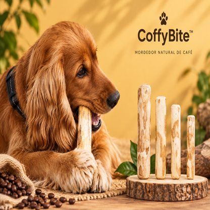CoffyBite™ – Natural Coffee Wood Dog Chew
