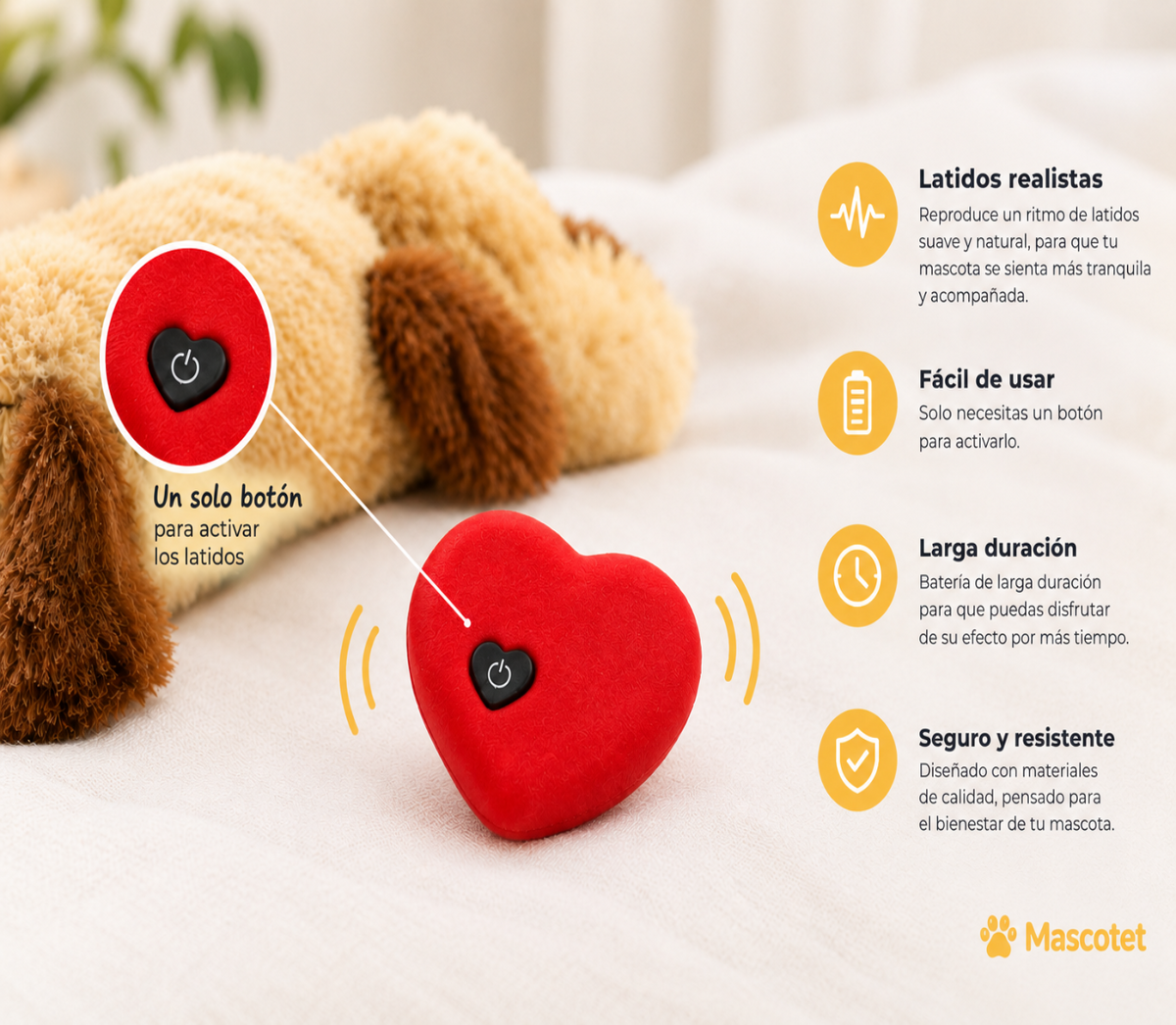 Heartbeat Plush™ — Your pet’s companion