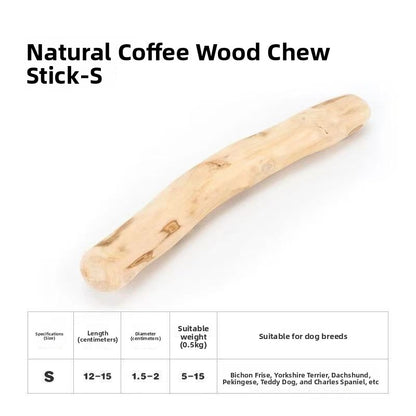 CoffyBite™ – Natural Coffee Wood Dog Chew