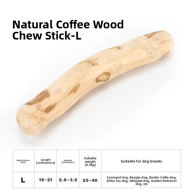 CoffyBite™ – Natural Coffee Wood Dog Chew