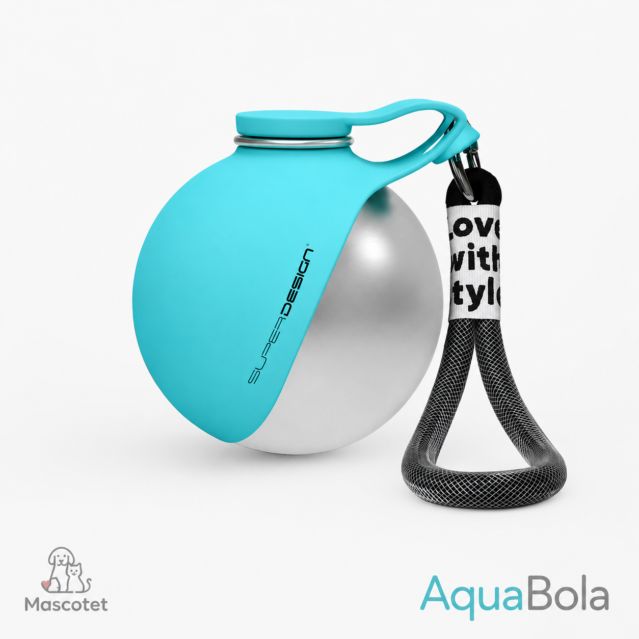 🐶 AquaBola™ | Botella Portátil Antiderrames para Perros