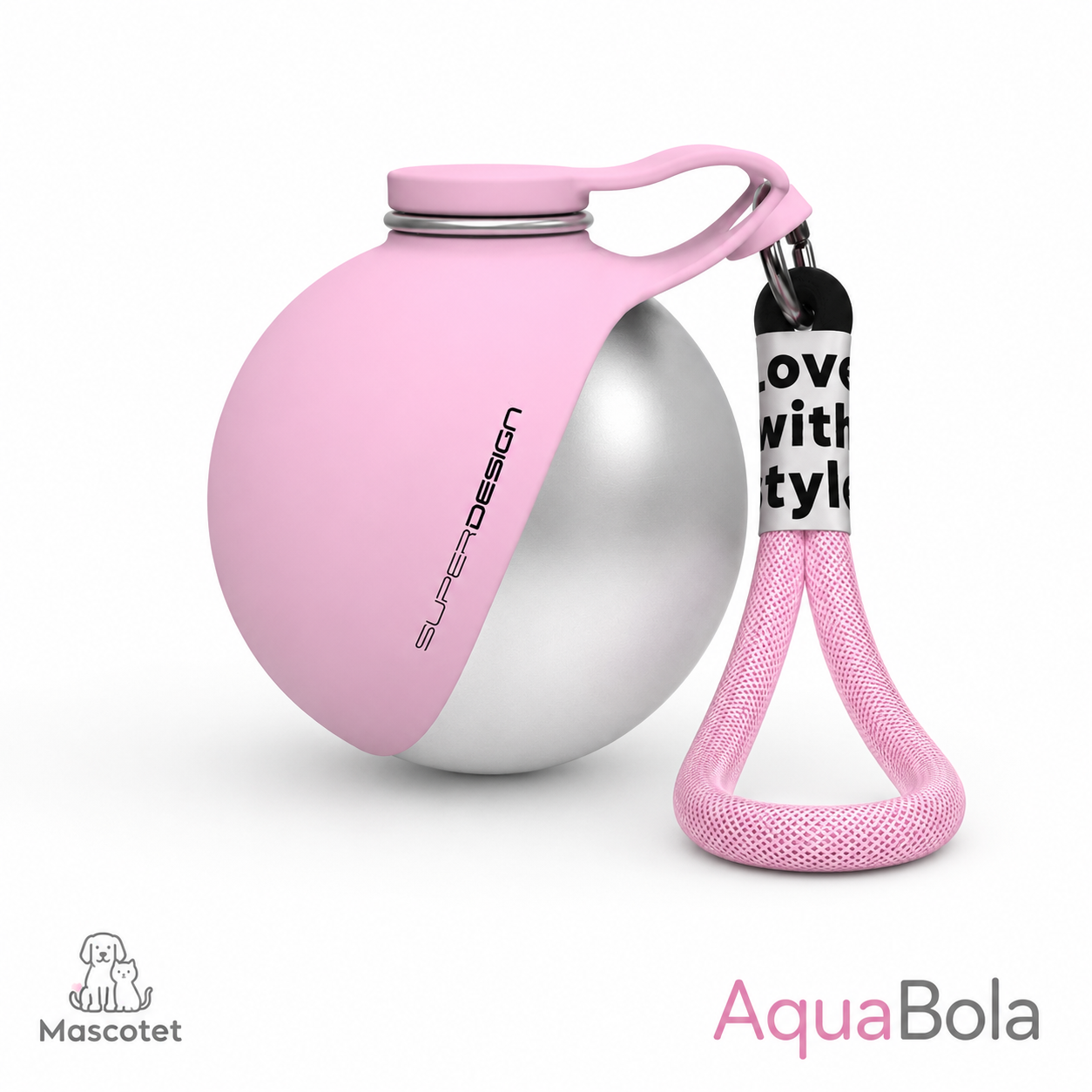 🐶 AquaBola™ | Botella Portátil Antiderrames para Perros